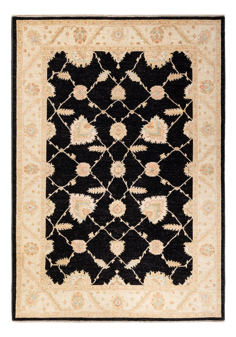 Ziegler Teppich - 175 x 244 cm - schwarz