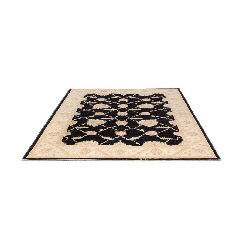 Ziegler Teppich - 175 x 244 cm - schwarz