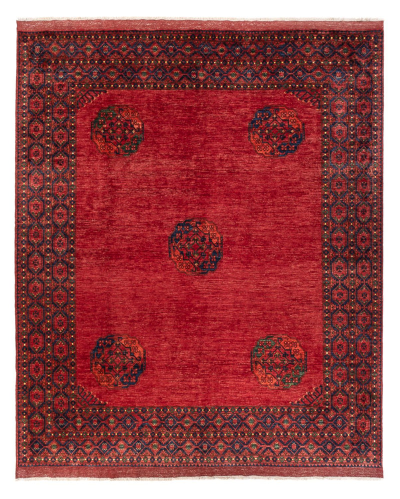 Afghan Teppich 255x301cm - Orientteppich - rot