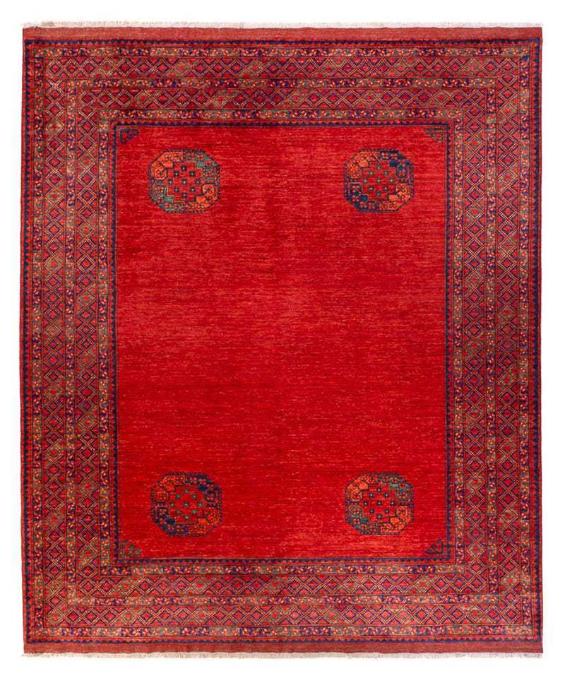 Afghan Teppich 256x297cm - Orientteppich - rot
