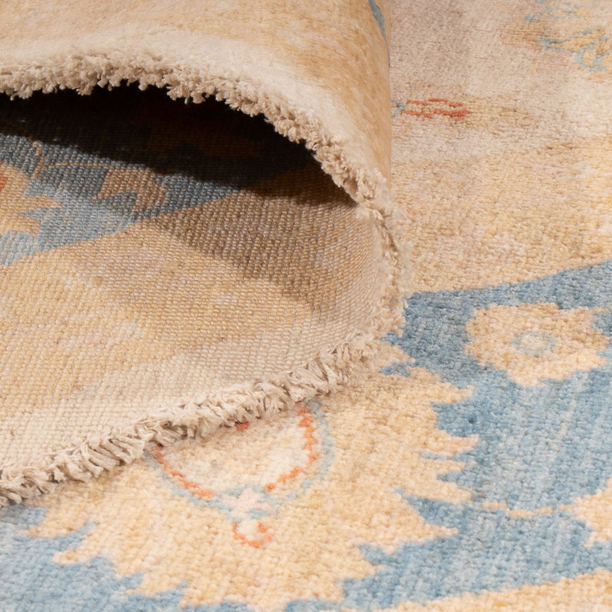 Ziegler Teppich rund  - 245 x 246 cm - beige