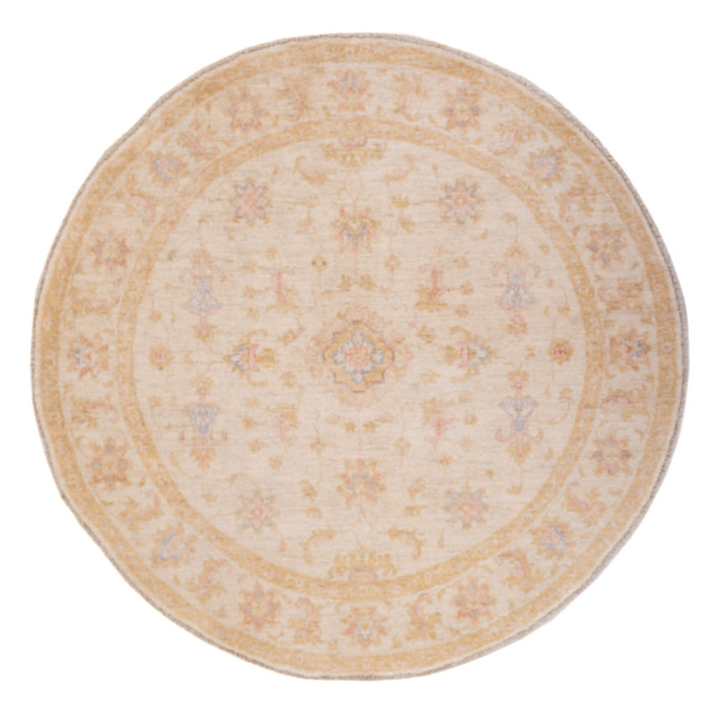 Ziegler Teppich rund  - 147 x 150 cm - beige