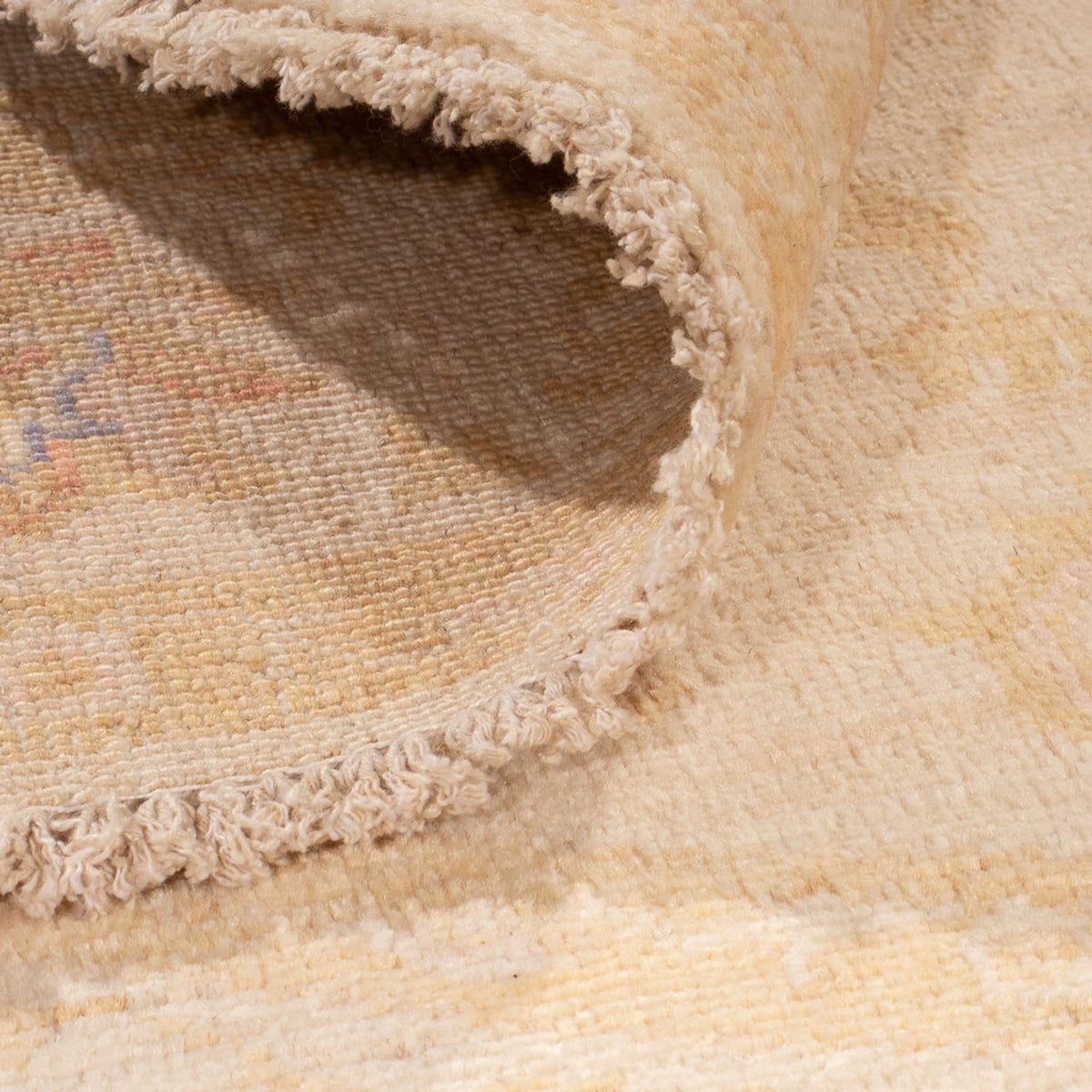 Ziegler Teppich rund  - 147 x 150 cm - beige