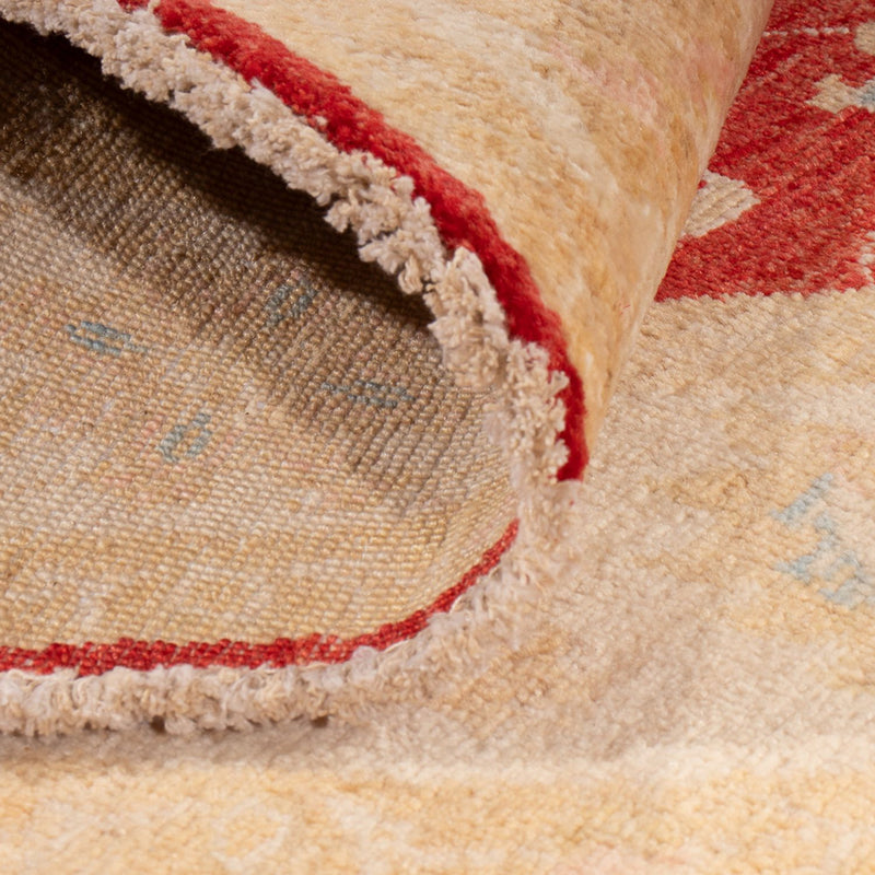 Ziegler Teppich rund  - 150 x 153 cm - rot