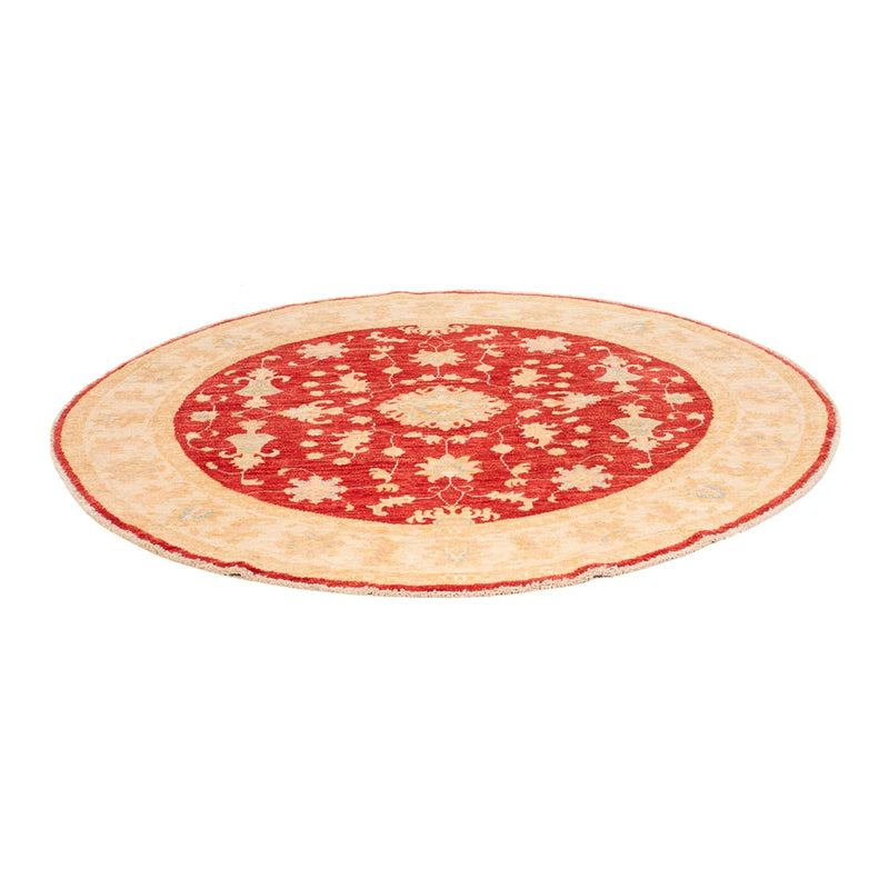 Ziegler Teppich rund  - 150 x 153 cm - rot