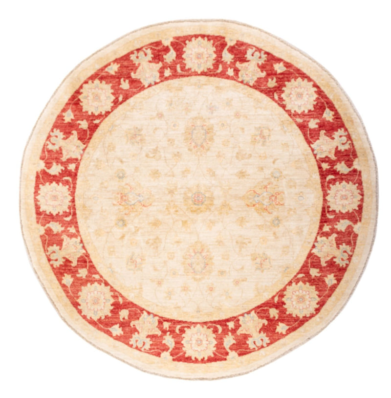 Ziegler Teppich rund  - 178 x 200 cm - beige