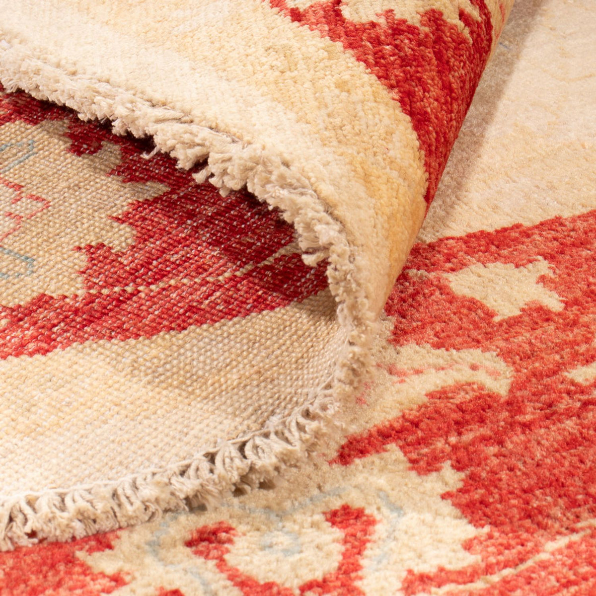 Ziegler Teppich rund  - 178 x 200 cm - beige