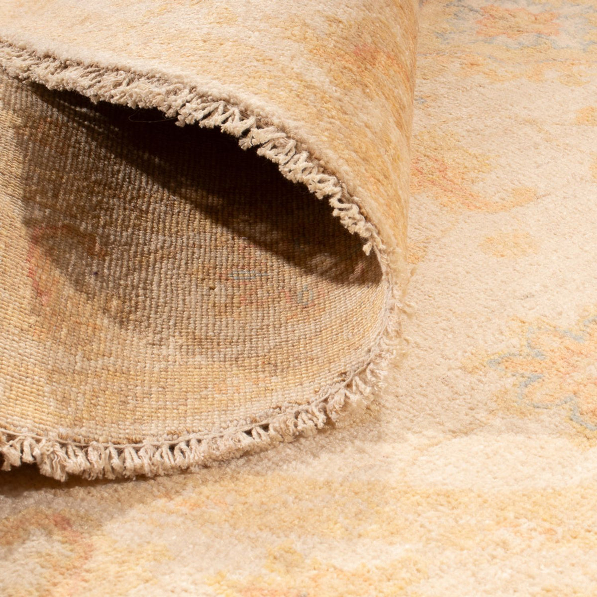 Ziegler Teppich rund  - 148 x 149 cm - beige