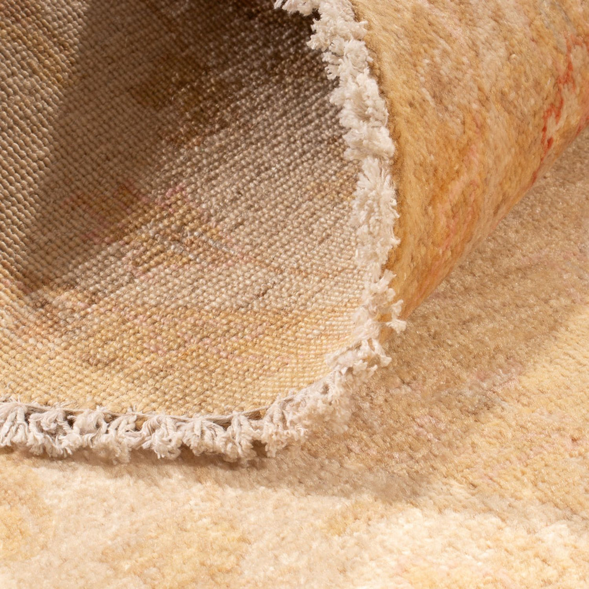 Ziegler Teppich 147x148cm - Orientteppich - hellbeige