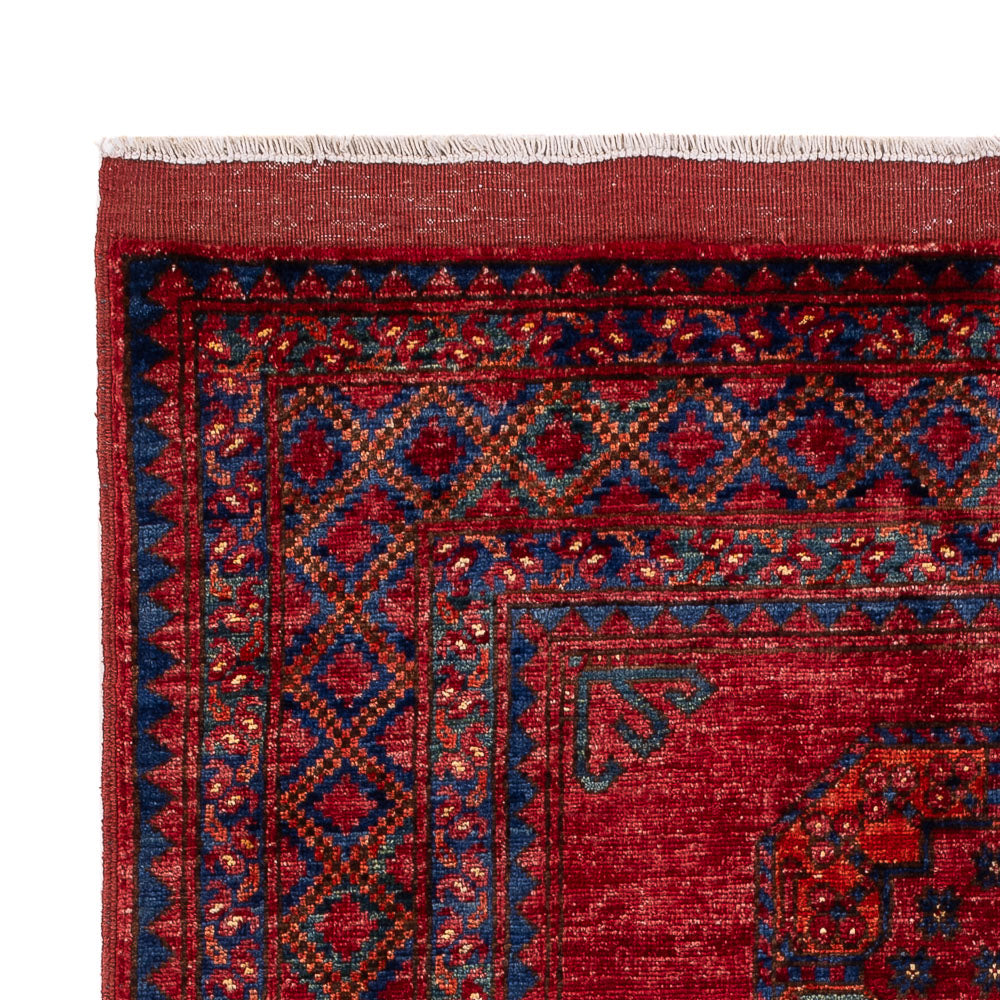 Afghan Teppich 120x182cm - Orientteppich - rot