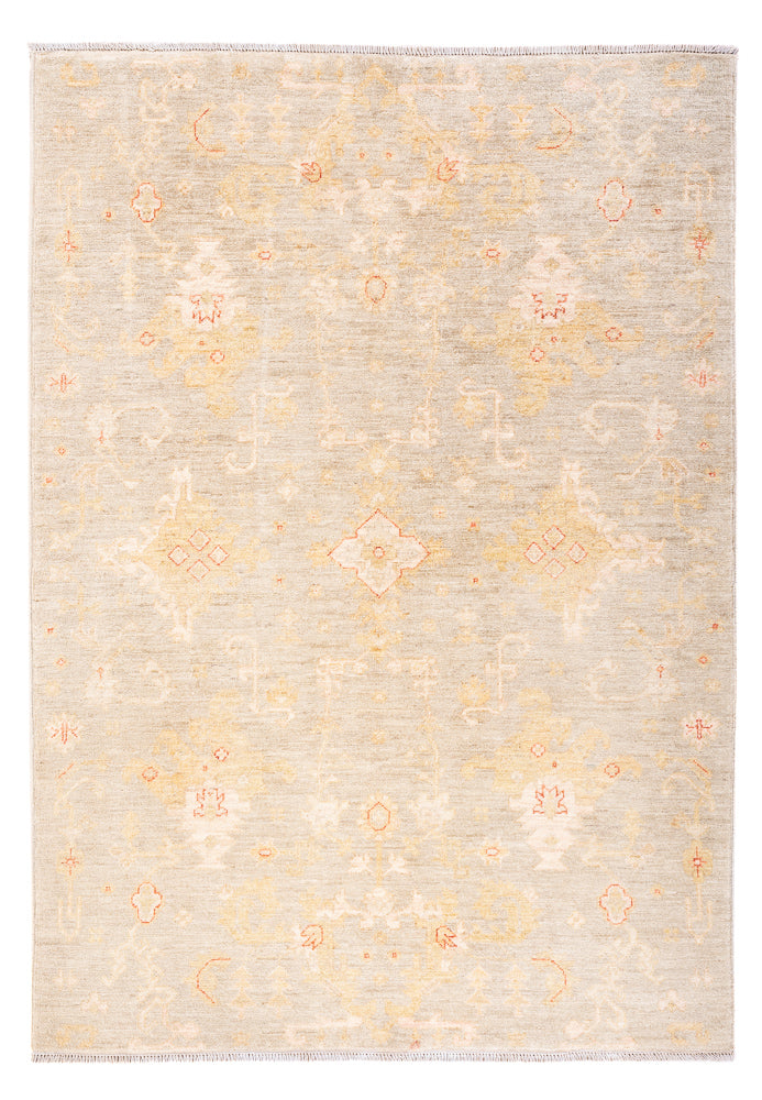 Ziegler Teppich 120x176cm - Orientteppich - naturweiß