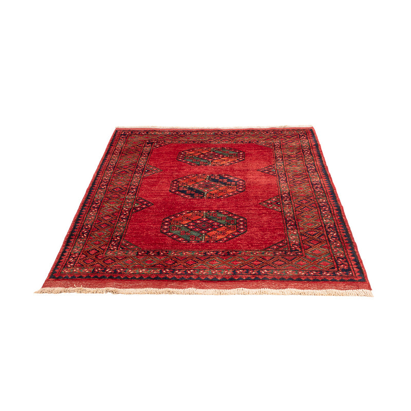 Afghan Teppich - 123 x 186 cm - rot