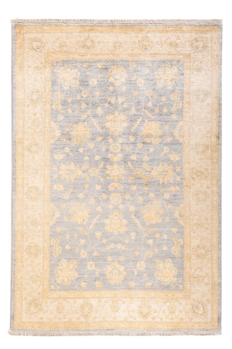 Ziegler Teppich 121x178cm - Orientteppich - seeblau