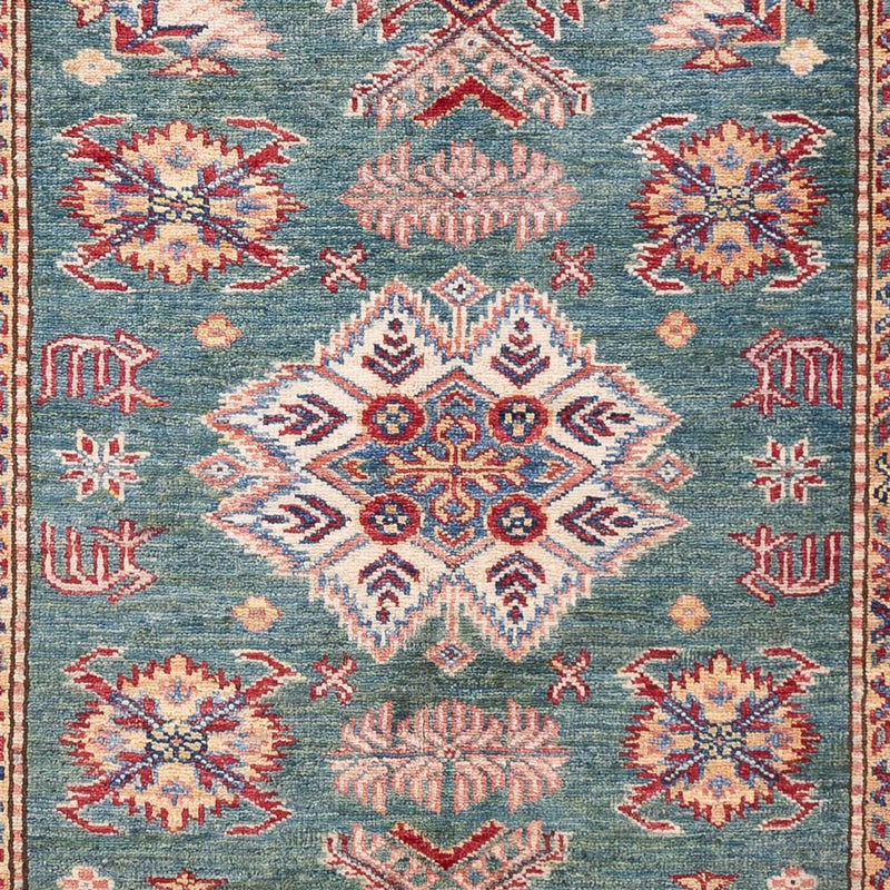 Ziegler Teppich - Kazak - Royal - 118 x 174 cm - seeblau