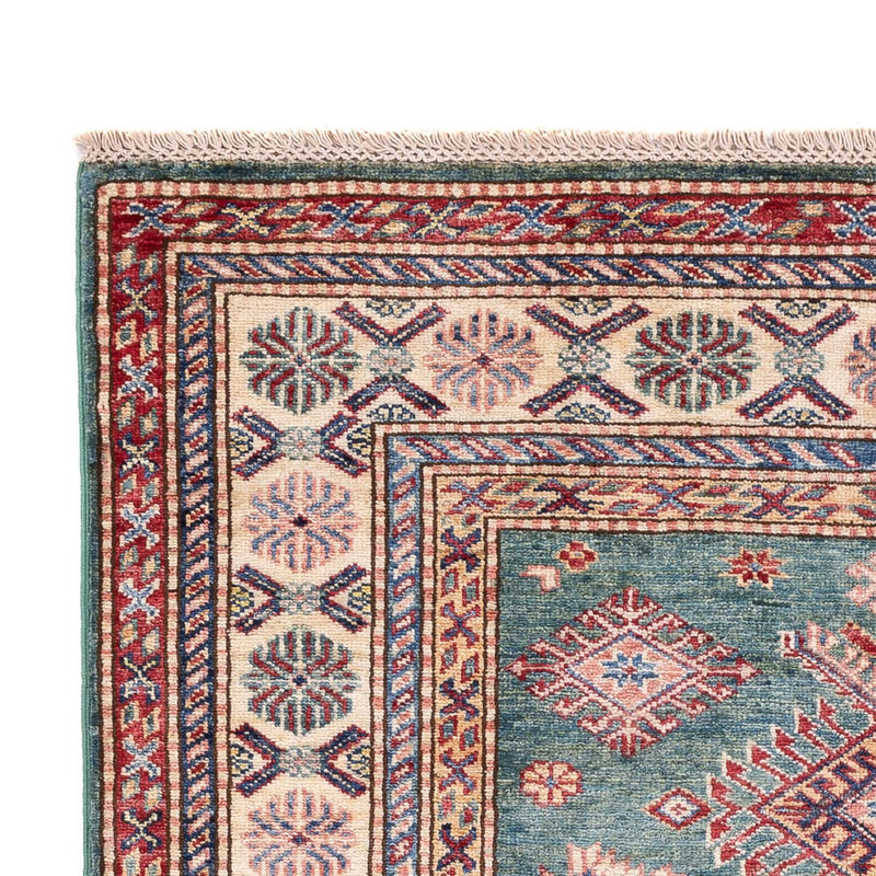 Ziegler Teppich - Kazak - Royal - 118 x 174 cm - seeblau