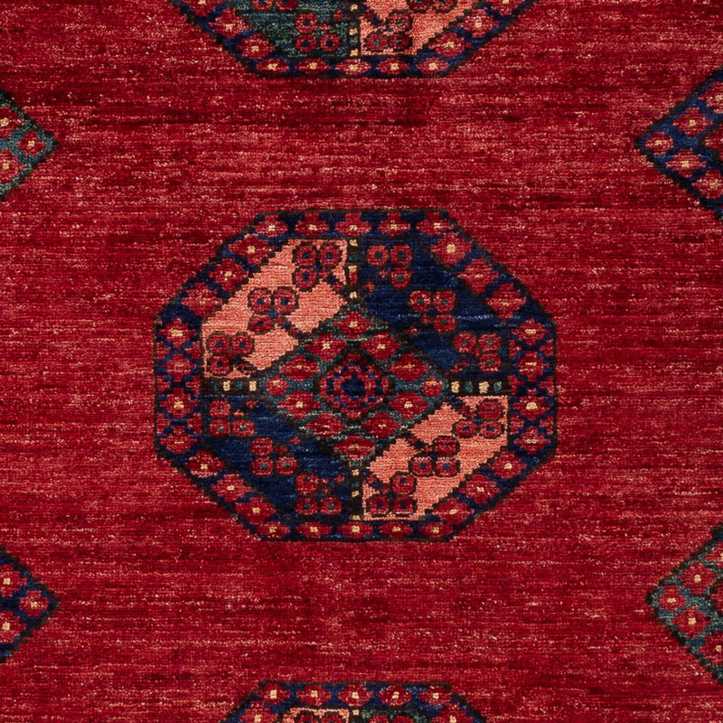 Afghan Teppich 124x179cm - Orientteppich - rot
