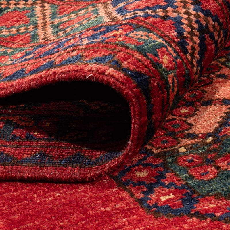 Afghan Teppich 124x179cm - Orientteppich - rot