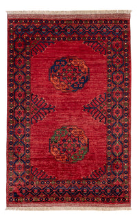 Afghan Teppich 123x188cm - Orientteppich - rot – product image