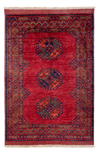 Afghan Teppich 124x180cm - Orientteppich - rot – product image