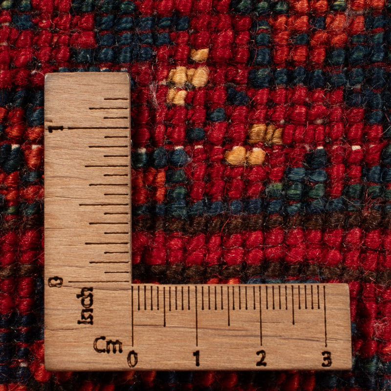 Afghan Teppich 124x180cm - Orientteppich - rot