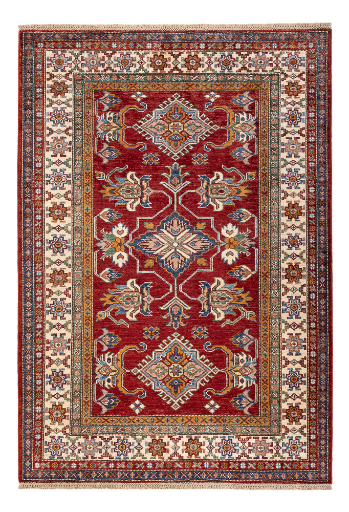 Ziegler Teppich - Kazak - Royal - 122 x 178 cm - bordeauxrot