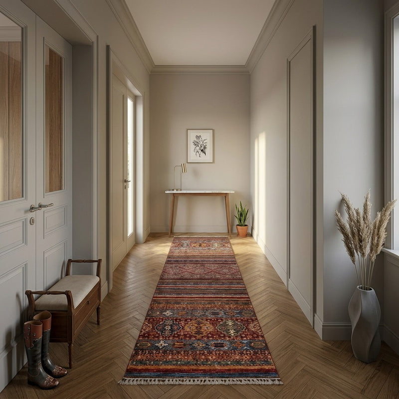 Shal Teppich 82x289cm - Orientteppich - mehrfarbig