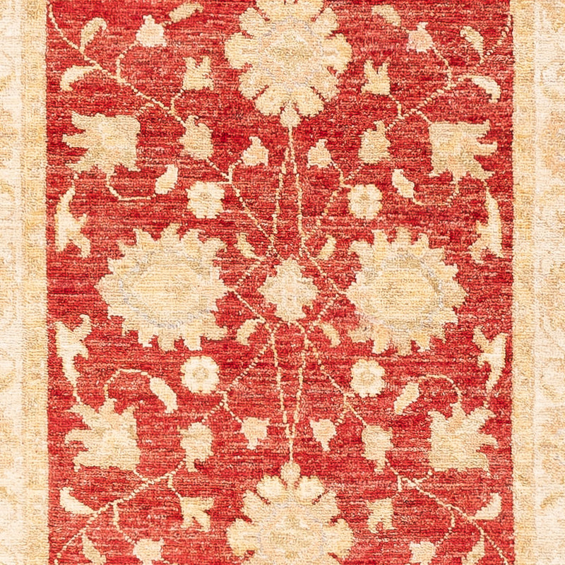 Ziegler Teppich 77x295cm - Orientteppich - rot