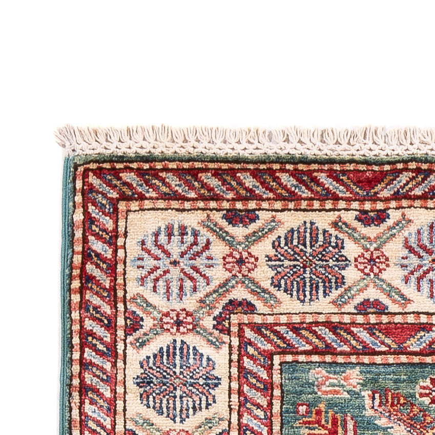 Kazak Teppich 73x248cm - Orientteppich - dunkelgrün