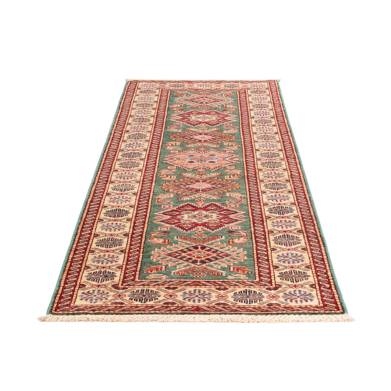 Kazak Teppich 73x248cm - Orientteppich - dunkelgrün