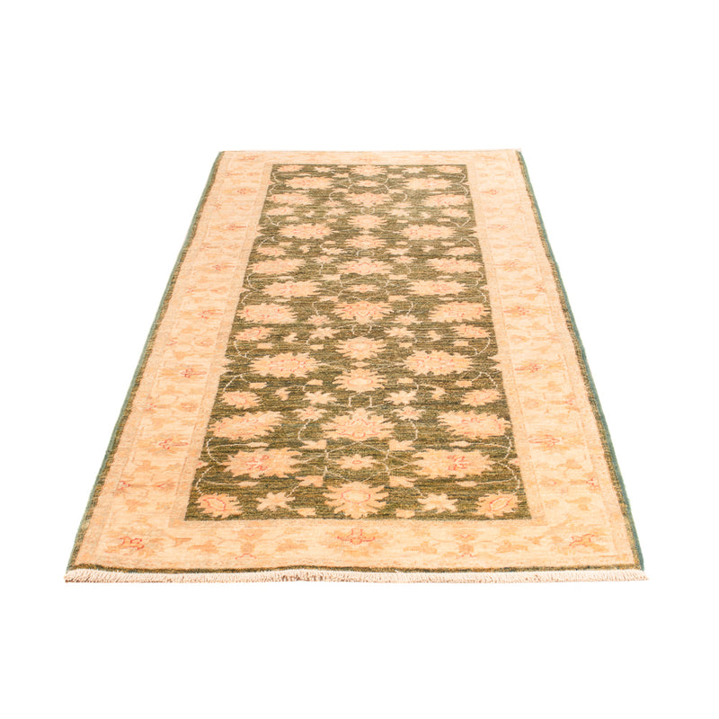 Ziegler Teppich 82x246cm - Orientteppich - olivgrün