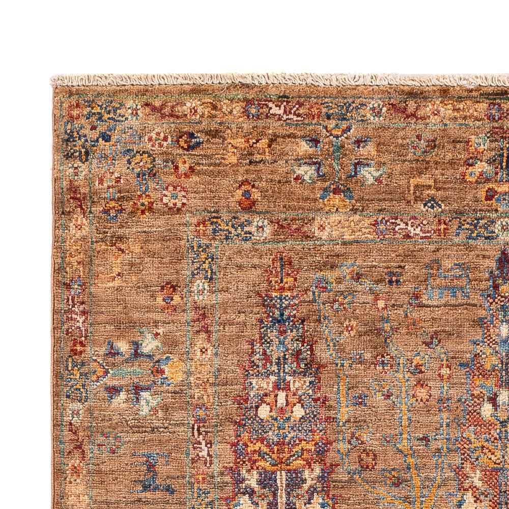 Ariana Teppich 100x149cm - Orientteppich - dunkelbeige