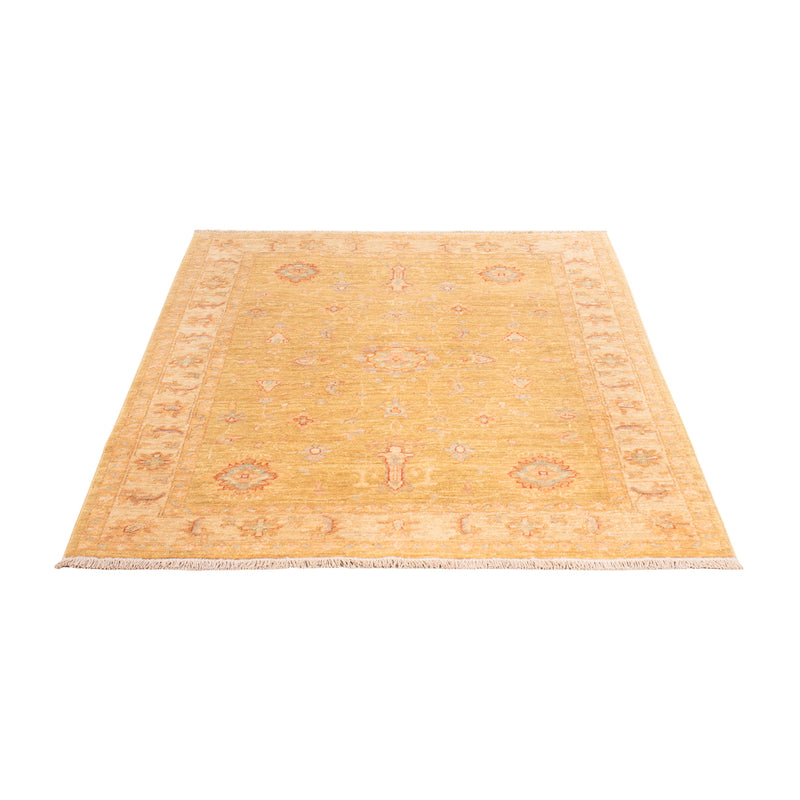 Ziegler Teppich 106x146cm - Orientteppich - gold