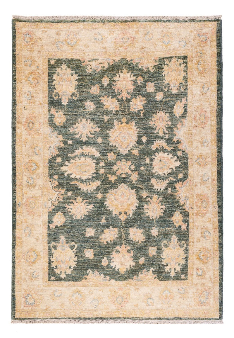 Ziegler Teppich 105x150cm - Orientteppich - minzgrün