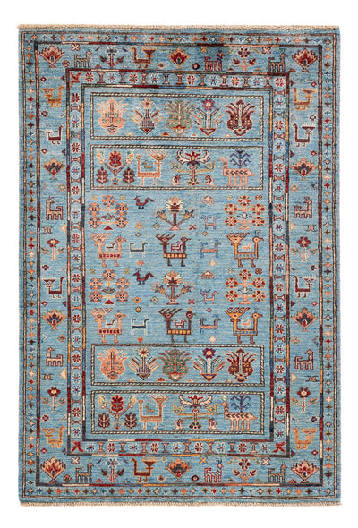 Ariana Teppich 102x150cm - Orientteppich - hellblau