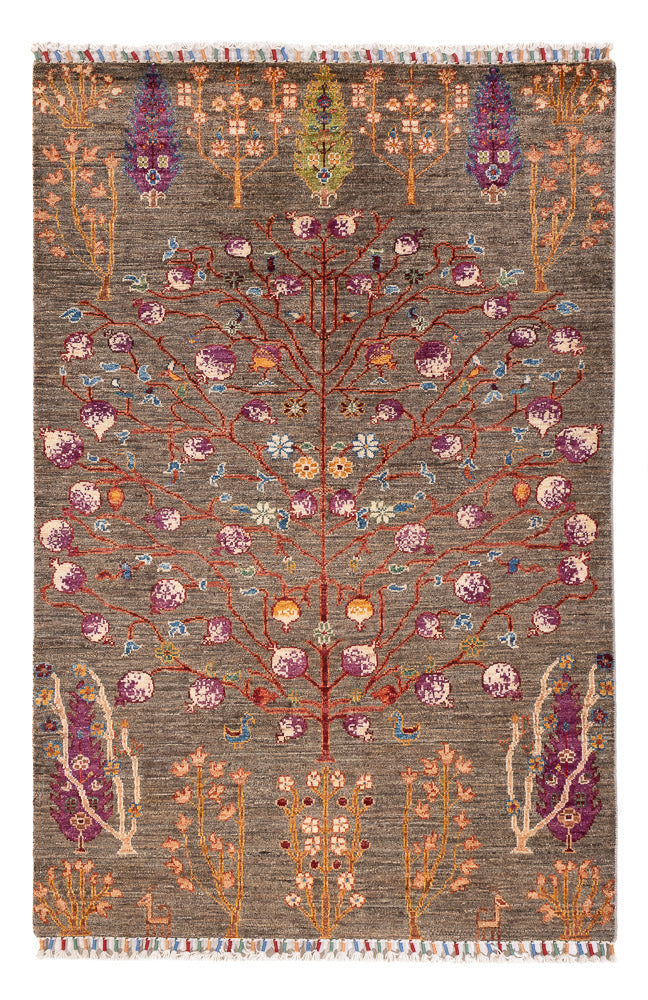 Ariana Teppich 100x153cm - Orientteppich - dunkelbeige