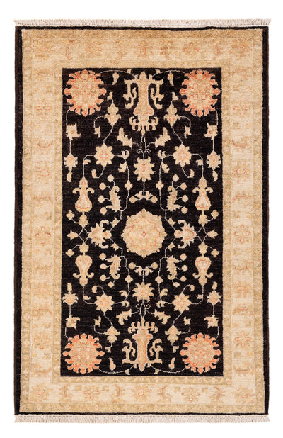 Ziegler Teppich 99x153cm - Orientteppich - schwarz