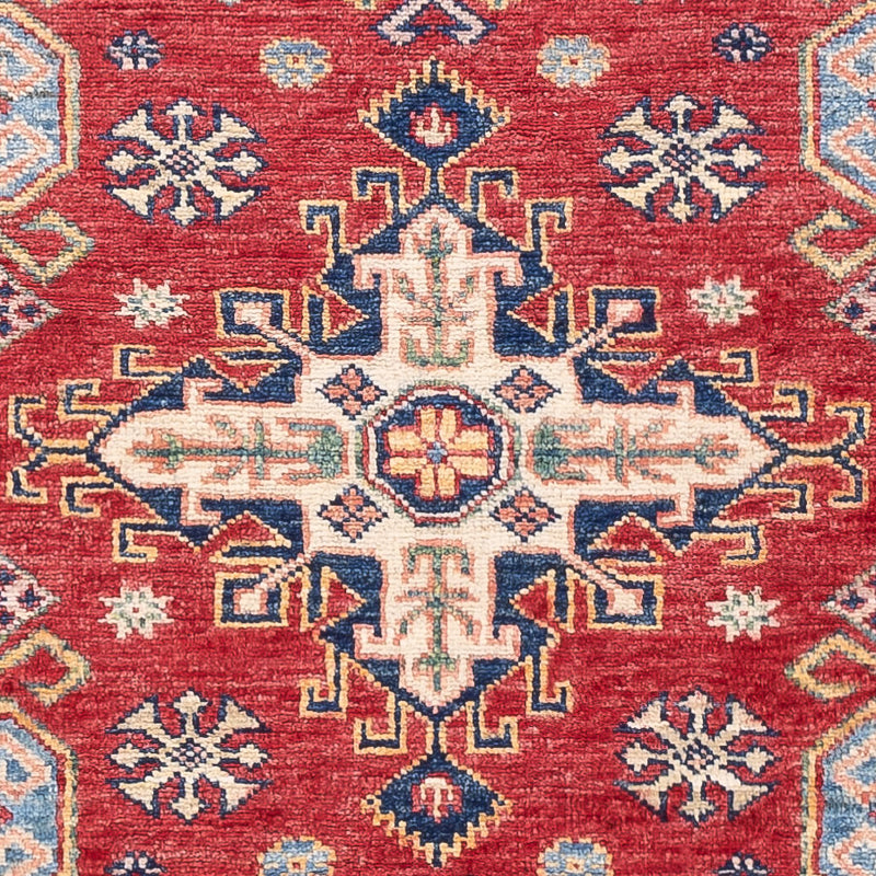 Kazak Teppich 99x149cm - Orientteppich - rot