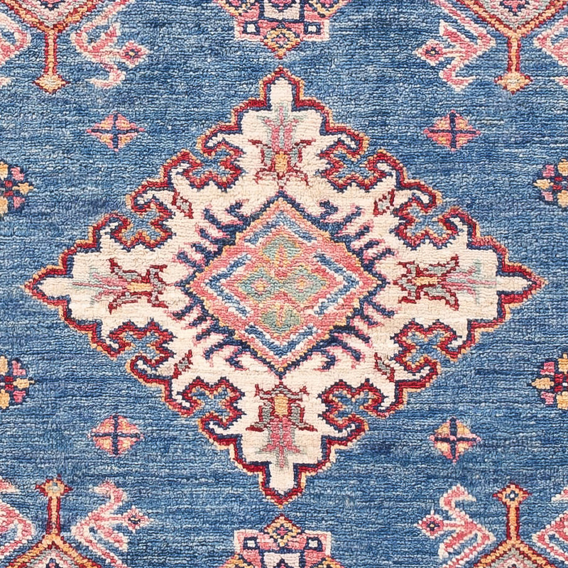 Kazak Teppich 97x152cm - Orientteppich - blau