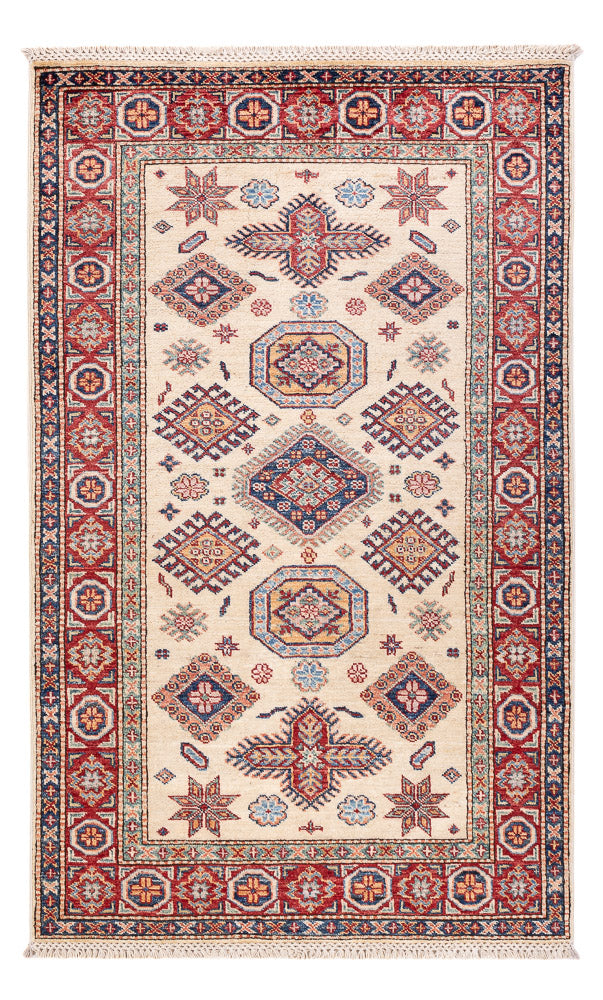 Kazak Teppich 95x154cm - Orientteppich - beige