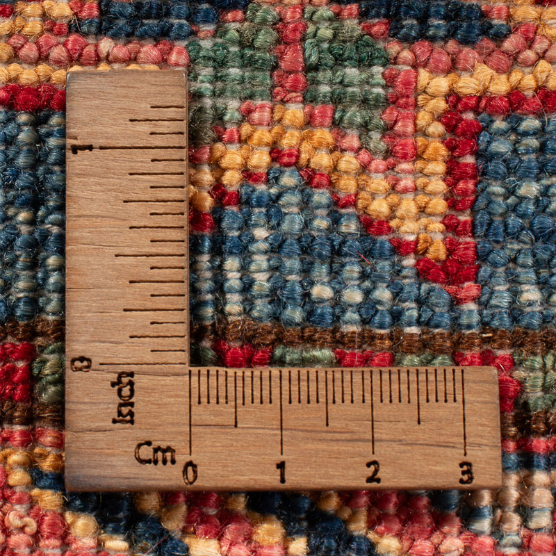 Kazak Teppich 101x155cm - Orientteppich - blau
