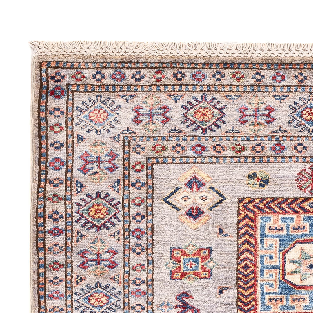 Kazak Teppich 101x152cm - Orientteppich - hellblau