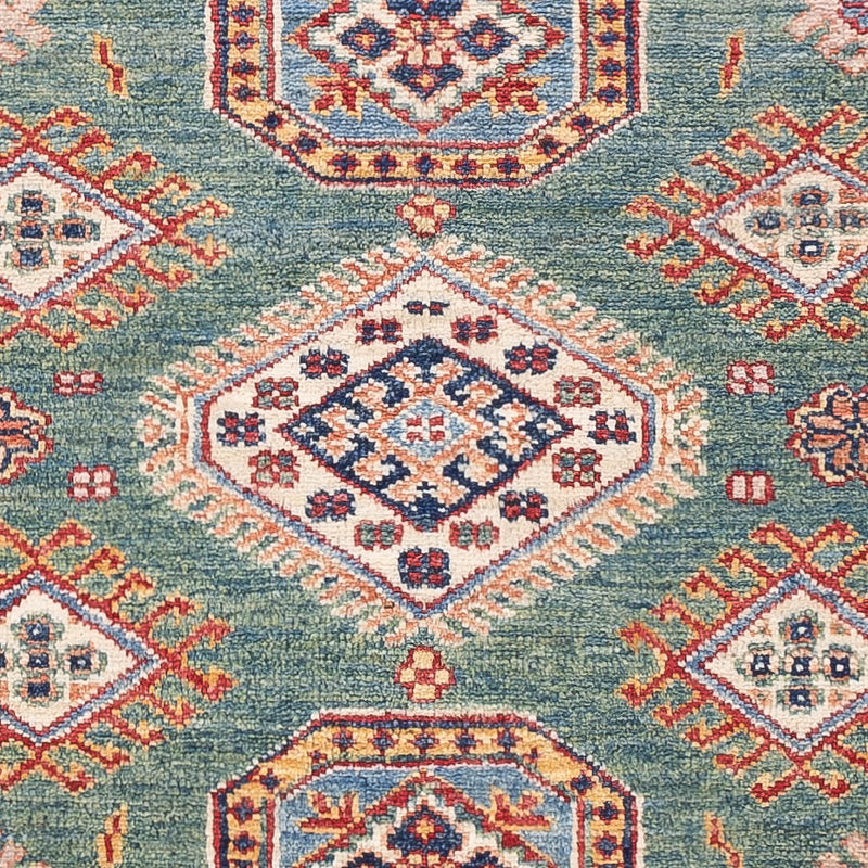 Ziegler Teppich - Kazak - 100 x 149 cm - grün