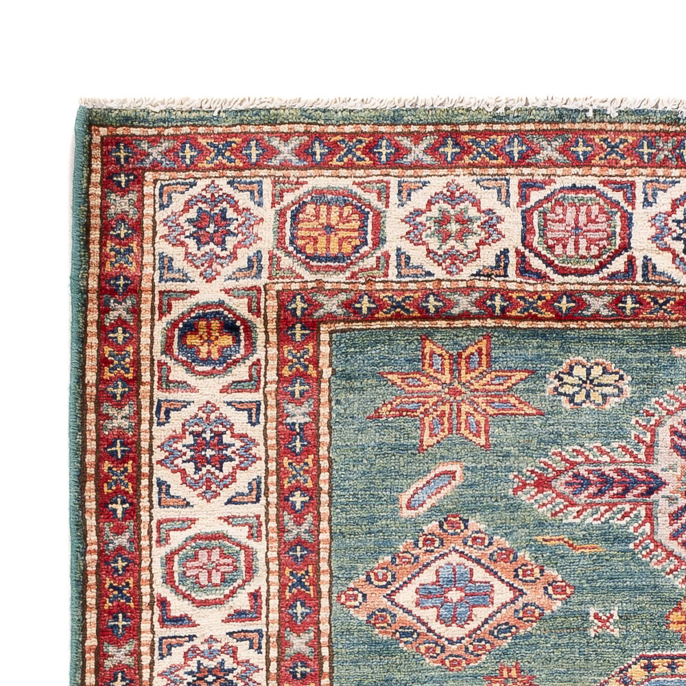Ziegler Teppich - Kazak - 100 x 149 cm - grün