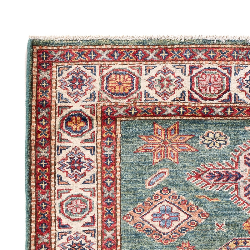 Ziegler Teppich - Kazak - 100 x 149 cm - grün