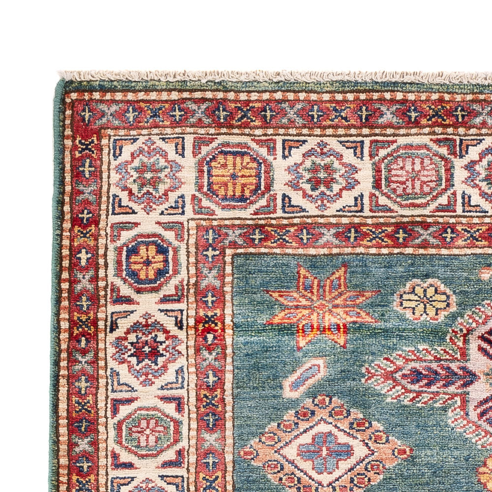 Ziegler Teppich - Kazak - 102 x 154 cm - grün