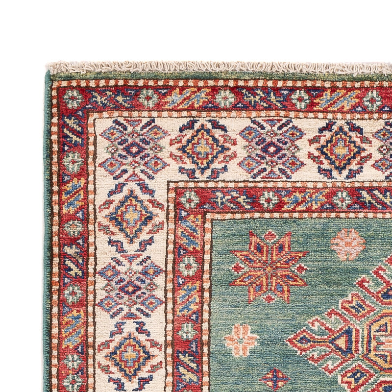 Kazak Teppich 98x154cm - Orientteppich - grün