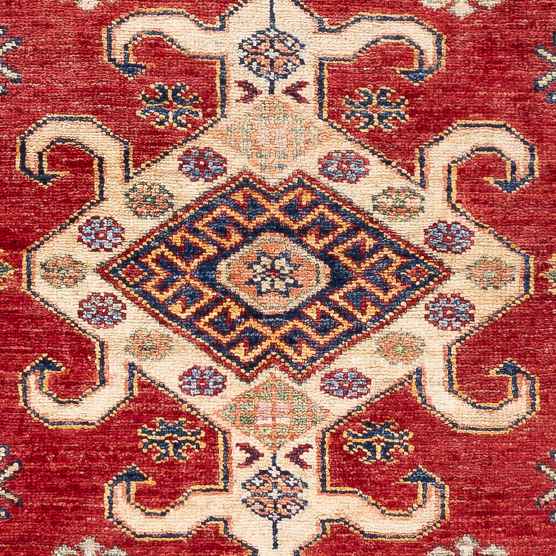 Kazak Teppich 101x144cm - Orientteppich - rot