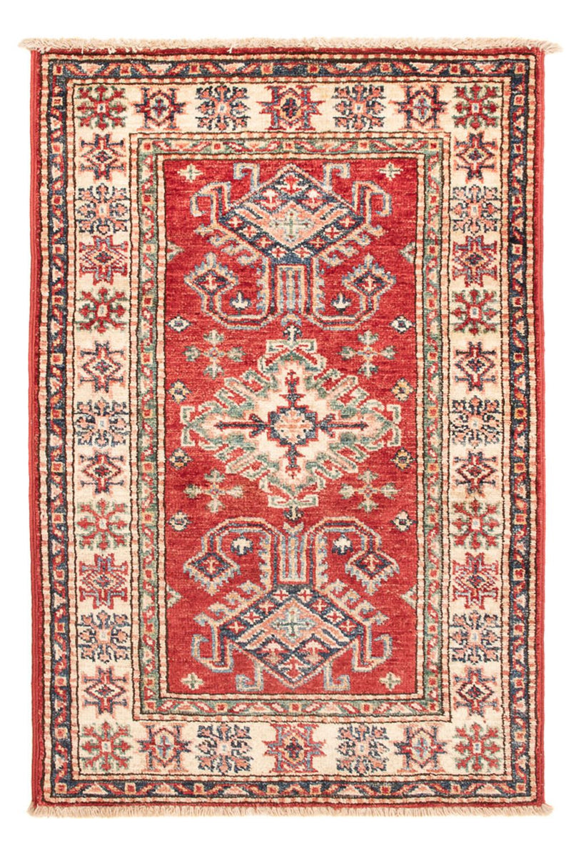 Kazak Teppich 59x89cm - Orientteppich - rot