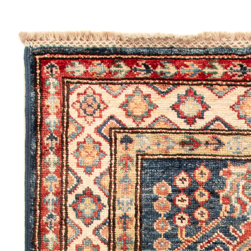 Kazak Teppich 58x95cm - Orientteppich - petrolblau