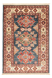 Kazak Teppich 60x90cm - Orientteppich - petrolblau – product image